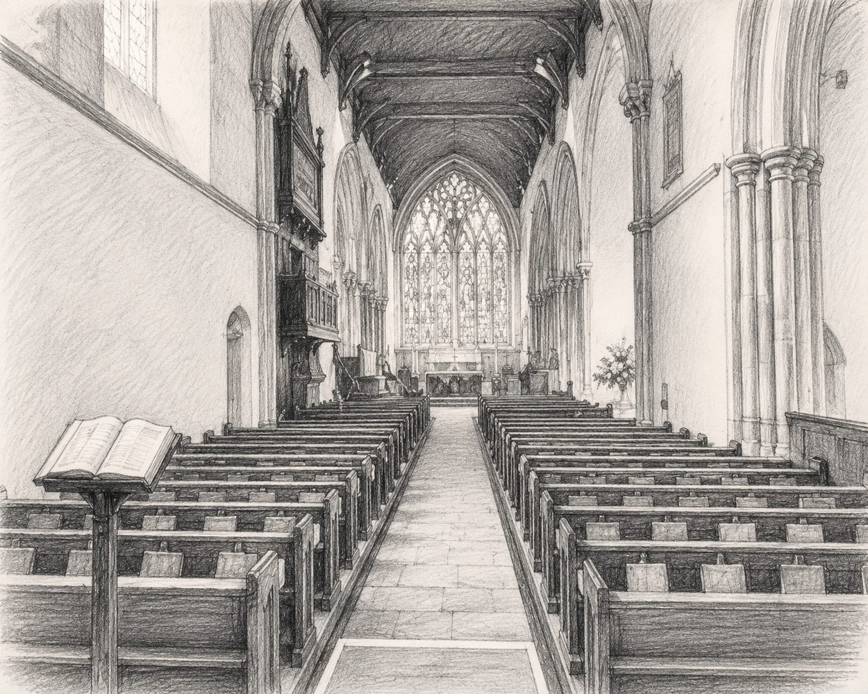 Dorchester Abbey interior