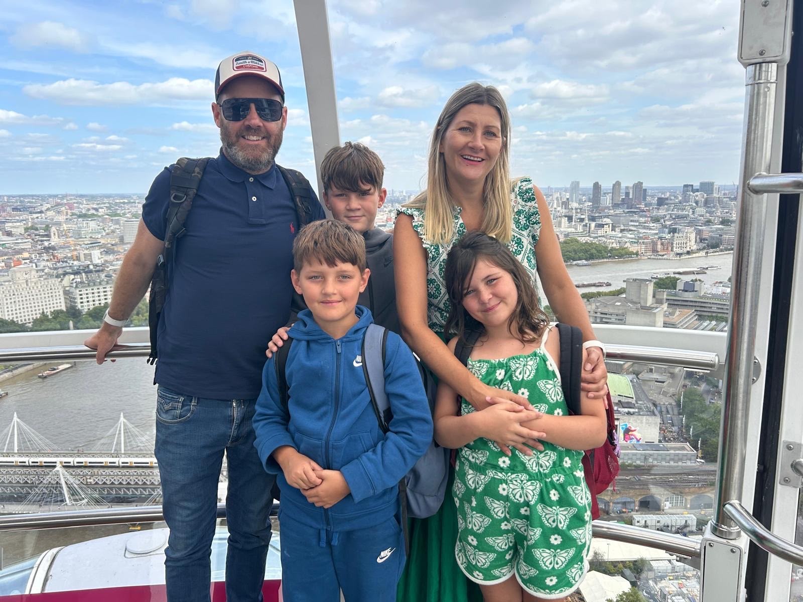 The family on the London Eye