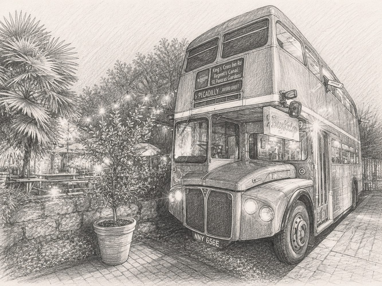 The Crazy Bear Buskstop bus bar