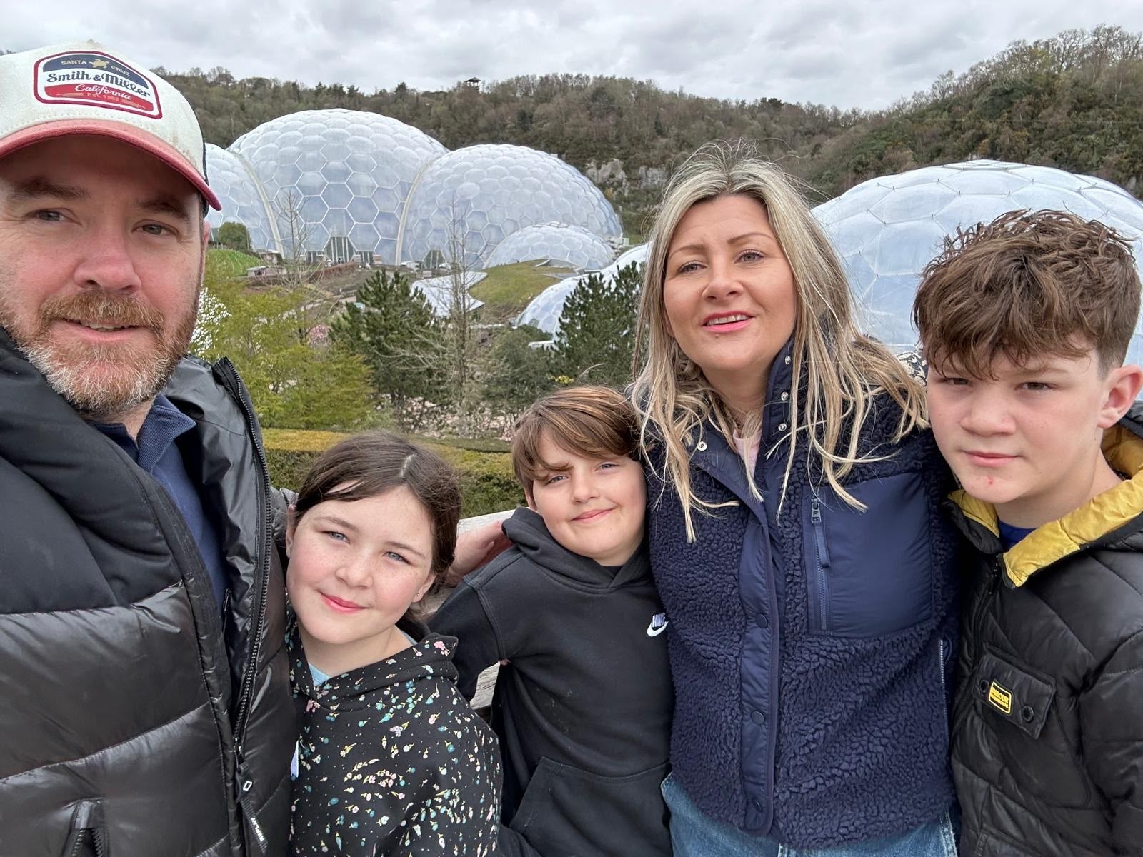 The family at the Eden Project